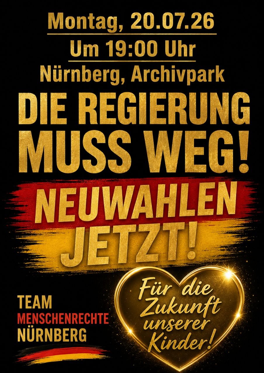 Montagsdemo Lorenzkirche