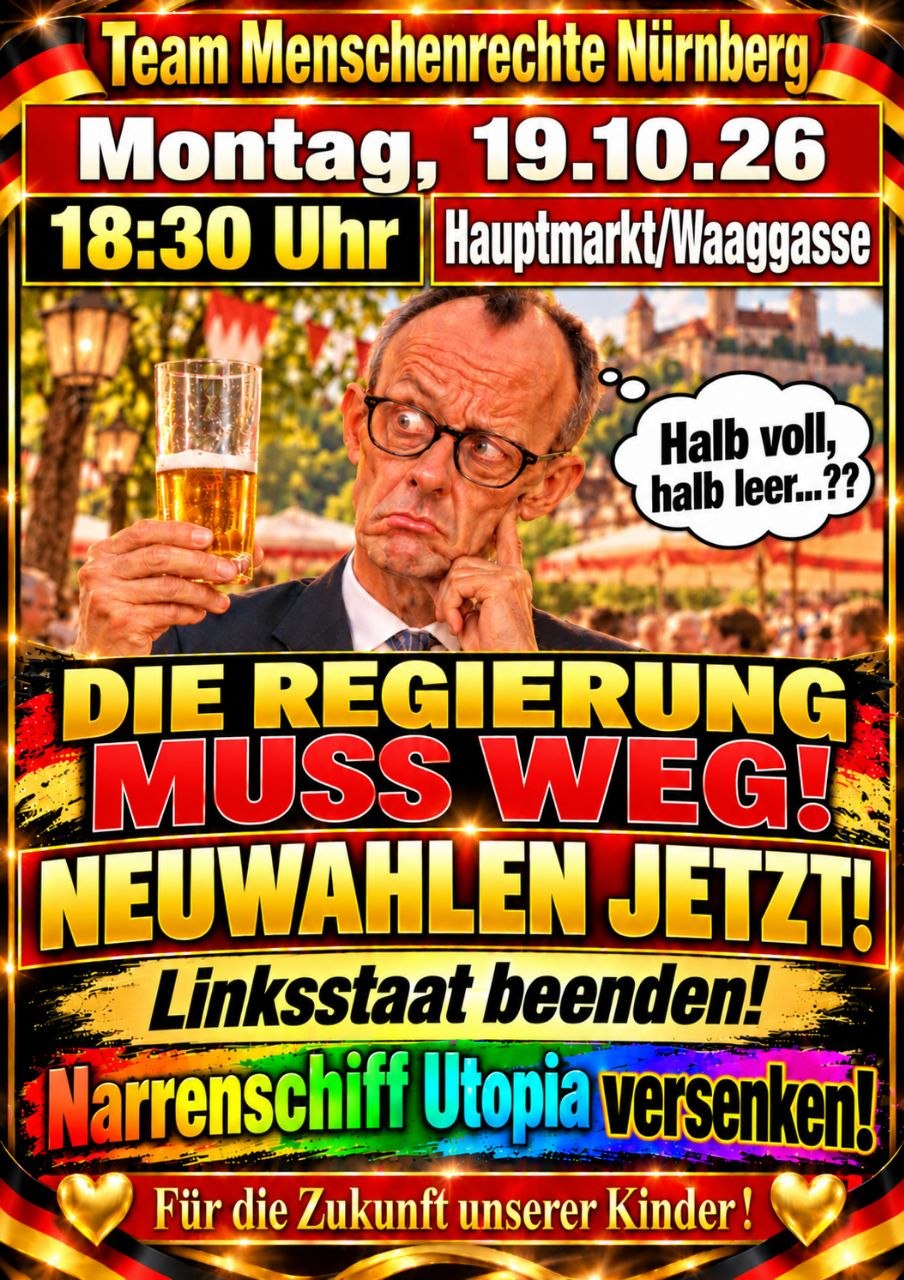 Montagsdemo Hallplatz